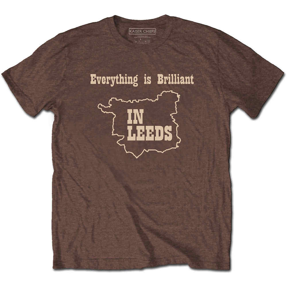 Kaiser Chiefs - Everything Is Brilliant Heren Tshirt - Bruin